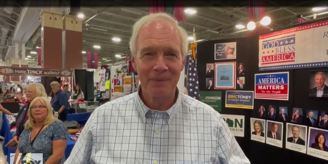 Sen. Ron Johnson at the Wisconsin State Fair.