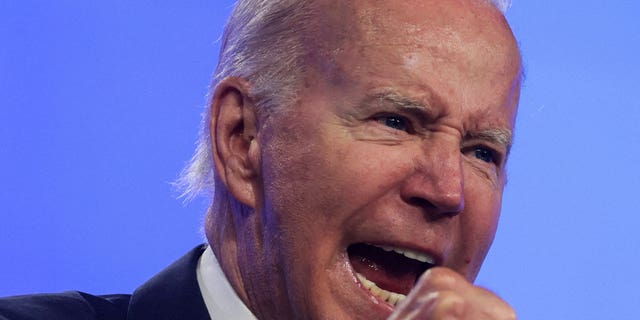 FILE PHOTO: US President Joe Biden delivers remarks at the 29th AFL-CIO Quadrennial Constitutional Convention at the Pennsylvania Convention Center in Philadelphia, US, June 14, 2022.